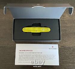 Swiss Army Knife, L. E. Pioneer X Electric Yellow, Victorinox 0.8231. L23, NIB