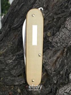 Swiss Army Knife LE Champagne Gold Pioneer Alox Victorinox 0.8201. L19 New In Box