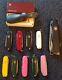 Swiss Army Knife Lot! 1 Forester, 9 Victorinox Classics, and 1 Wenger