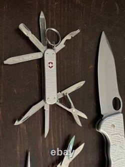Swiss Army Knife Lot Pro Hunter Alox With Conceal Carrier Mini Champ Farmer X New