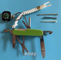 Swiss Army Knife/Multitool Plus, with pen & XL compass