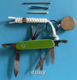 Swiss Army Knife/Multitool Plus, with pen & XL compass
