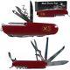 Swiss Army Knife Red 13 Multi Function Knife by Whetstone with Gift Box
