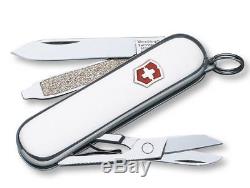 Swiss Army Knife, Sterling Silver Classic, Victorinox 53039, Engraved Free, NIB