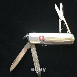 Swiss Army Knife Sterling Silver High Polished Victorinox, 53039, New In Box
