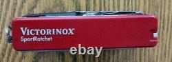 Swiss Army Knife VICTORINOX SPORT RATCHET 53917 Nice used Discontinued multitool