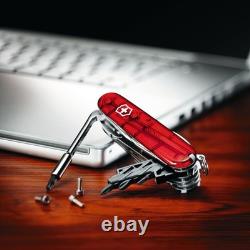 Swiss Army Knife Victorinox Cyber Tool M 32 Functions Ruby Red Pocket Medium
