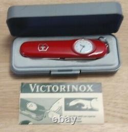 Swiss Army Knife Victorinox RED Time Keeper Roman numerals OVP NEW