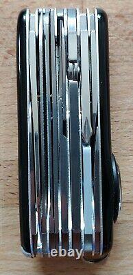 Swiss Army Knife Victorinox Supertimer black with Box and papers rare