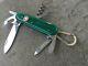 Swiss Army Knife Wenger Classic Green Snap Shackle Very RARE colour