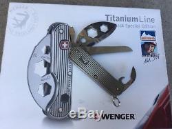 Swiss Army Knife Wenger Titanium Line Rare SERIES