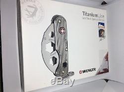 Swiss Army Knife Wenger Ueli Steck Titanium in box rare