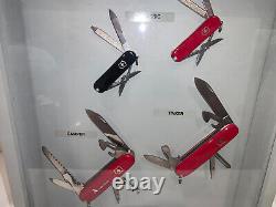 Swiss Army Tabletop Store Display with 8 Knives. Sweet Piece