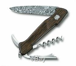 Swiss Army Victorinox 0.9701. J19 Wine Master Damascus 2019 Ltd Pocket Knife