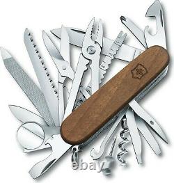 Swiss Army Victorinox 1.6791.63 Swisschamp Hardwood Multi Function Knife