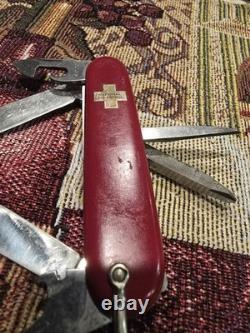 Swiss Army Victorinox Officier Suisse Switzerland National Ski Patrol Knife Rare
