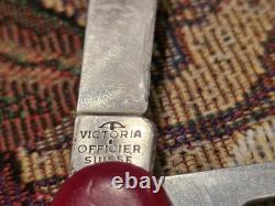 Swiss Army Victorinox Officier Suisse Switzerland National Ski Patrol Knife Rare