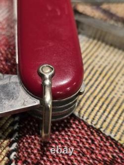 Swiss Army Victorinox Officier Suisse Switzerland National Ski Patrol Knife Rare