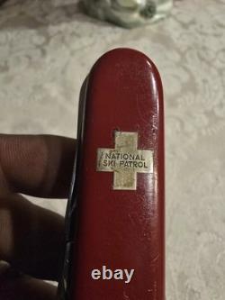 Swiss Army Victorinox Officier Suisse Switzerland National Ski Patrol Knife Rare