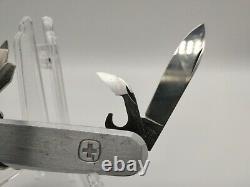 Swiss Army Wenger Discontinued Stainless Steel Traveler Knife Luxury Used