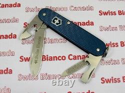 Swiss Bianco Exclusive Victorinox Cadet Teal Blue Alox Swiss Army Knife