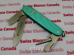 Swiss Bianco Exclusive Victorinox Electrician Turquoise Alox Swiss Army Knife