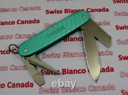 Swiss Bianco Exclusive Victorinox Electrician Turquoise Alox Swiss Army Knife
