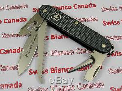 Swiss Bianco Exclusive Victorinox Farmer Dark Gray Alox Swiss Army Knife