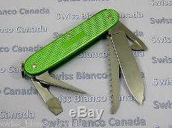 Swiss Bianco Exclusive Victorinox Farmer Green Alox Swiss Army Knife