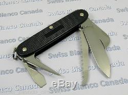 Swiss Bianco Exclusive Victorinox Harvester All-Black Alox Swiss Army Knife