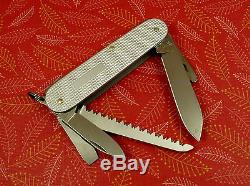 Swiss Bianco Exclusive Victorinox Micro-Farmer Silver Alox Swiss Army Knife