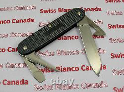 Swiss Bianco Exclusive Victorinox Soldier Dark Gray Alox Swiss Army Knife