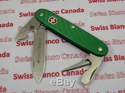 Swiss Bianco Victorinox Pioneer Soldier Kelly Green Alox Swiss Army Knife