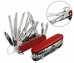 Swiss Fold Army Edc Gear Knife Survive Pocket Camp Outdoor Multiuso Champ Tool