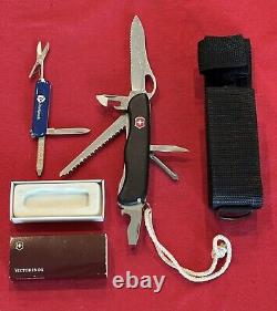 Swiss Victorinox Standard Issue Army Knife & Small Victorinox Pocket Knife