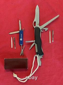 Swiss Victorinox Standard Issue Army Knife & Small Victorinox Pocket Knife