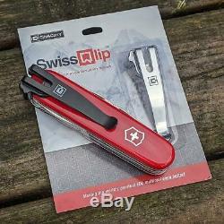 SwissQlip Black Deep Carry Pocket Clip Fits 91mm Victorinox Swiss Army Knife