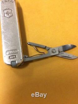 TIFFANY & CO 925 Sterling Silver SWISS ARMY POCKET KNIFE