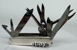 TIFFANY & CO Sterling Silver Champ Swiss Army Multi Tool Knife Mono 925 750 18k