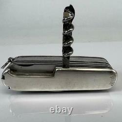 TIFFANY & CO Sterling Silver Champ Swiss Army Multi Tool Knife Mono 925 750 18k