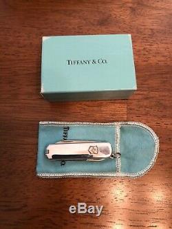TIFFANY & CO. Sterling Silver VICTORINOX Swiss Army Pocket Knife vintage