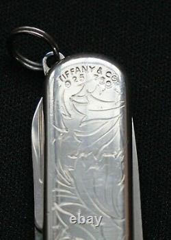 TIFFANY & CO VICTORINOX Swiss Army Knife Sterling Silver 18K fancy design