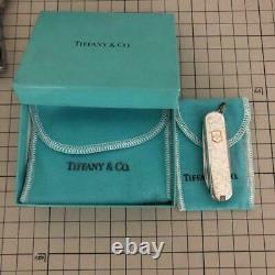 TIFFANY & CO x VICTORINOX Swiss Army Knife Sterling Silver 18K WithBox Rare Design
