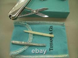 TIFFANY & CO x VICTORINOX Swiss Army Knife Sterling Silver 925 WithBox