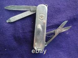 TIFFANY & Co. Sterling Silver Victorinox Swiss Army Pocket Knife 925 750 18 Gold
