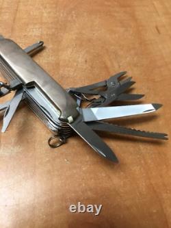 TIFFANY Victorinox Sterling 925 Silver Champ 750 18K Swiss Army knife Multi-tool