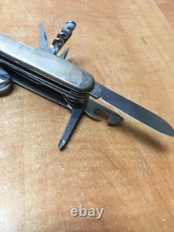 TIFFANY Victorinox Sterling 925 Silver Champ 750 18K Swiss Army knife Multi-tool