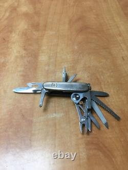 TIFFANY Victorinox Sterling 925 Silver Champ 750 18K Swiss Army knife Multi-tool