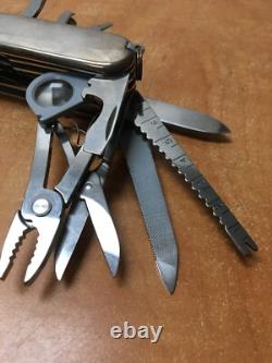 TIFFANY Victorinox Sterling 925 Silver Champ 750 18K Swiss Army knife Multi-tool