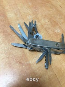 TIFFANY Victorinox Sterling 925 Silver Champ 750 18K Swiss Army knife Multi-tool